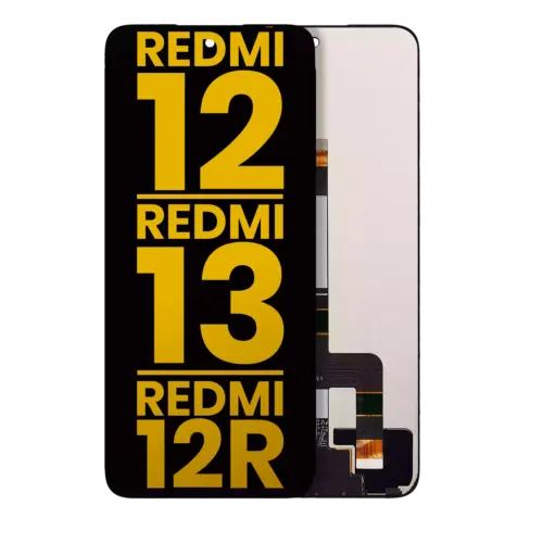 LCD Assembly Without Frame Compatible For Xiaomi Redmi 12 4G / Redmi 12 5G /Redmi 13 4G / Redmi 13 5G / Redmi Note 12R / Poco M6 Pro (Refurbished) (All Colors)