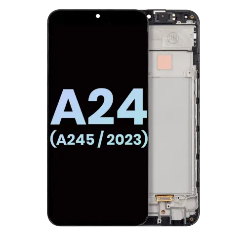 OLED Assembly With Frame For Samsung Galaxy A24 4G (A245 / 2023) (Service Pack) (All Colors)