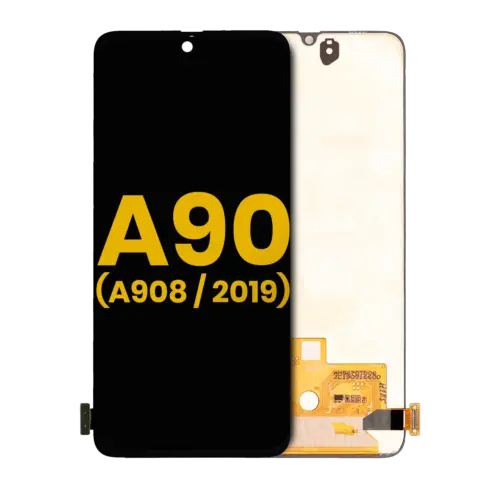 Écran OLED sans cadre pour Samsung Galaxy A90 5G (A908 / 2019) (Remis à neuf) (Noir) – Image 2