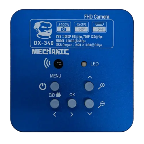 DX-340 Microscope Camera (1080p / 60fps / 3400W) (Mechanic)