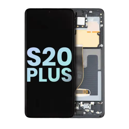 OLED Assembly With Frame For Samsung Galaxy S20 Plus 5G (Service Pack) (Cosmic Black)