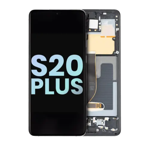 OLED Assembly With Frame For Samsung Galaxy S20 Plus 5G (Service Pack) (Cosmic Gray) – Image 2