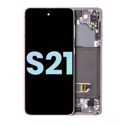 OLED Assembly With Frame For Samsung Galaxy S21 5G (Service Pack) (Phantom Violet)
