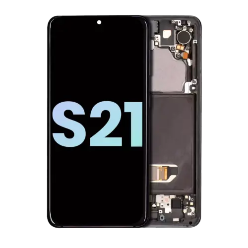OLED Assembly With Frame For Samsung Galaxy S21 5G (Service Pack) (Phantom Gray)