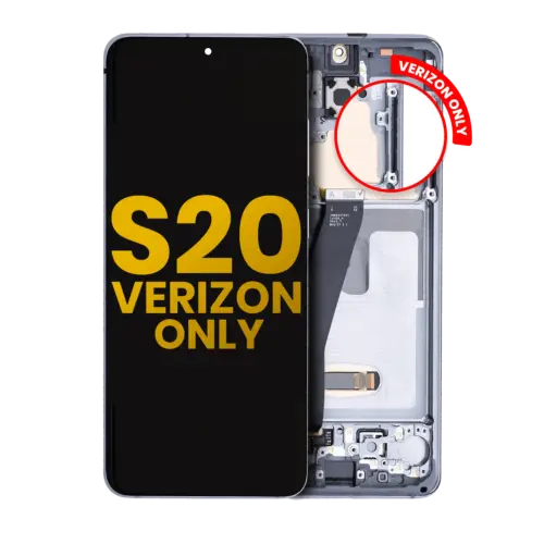 OLED Assembly With Frame For Samsung Galaxy S20 5G (Verizon 5G UW Frame Only) (Refurbished) (Cosmic Gray) – Image 3