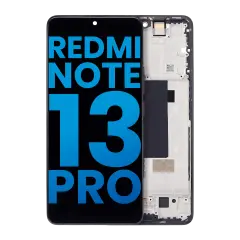 LCD Assembly With Frame For Xiaomi Redmi Note 13 Pro 5G (Aftermarket: Incell) (Midnight Black)