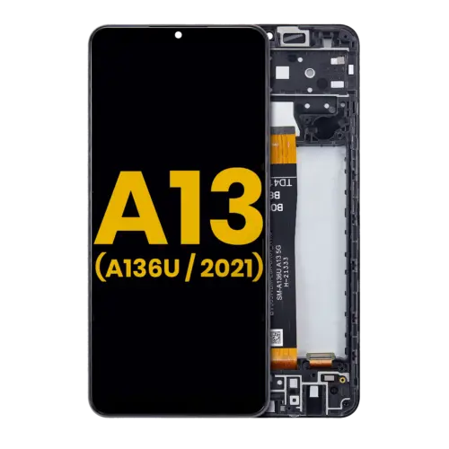 Écran LCD avec cadre pour Samsung Galaxy A13 5G (A136U / 2021) (Remis à neuf) (Toutes les couleurs) – Image 3