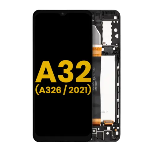 LCD Assembly With Frame For Samsung Galaxy A32 5G (A326 / 2021) (All Models) (Refurbished) (Awesome Black)