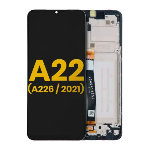 Écran LCD avec cadre pour Samsung A22 5G (A226 / 2021) (Remis à neuf) (Toutes les couleurs) – Image 2