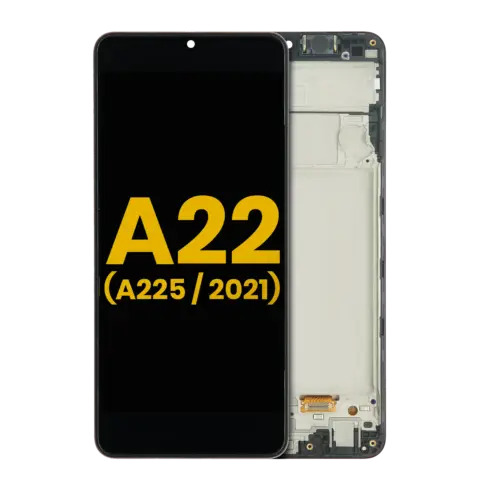 OLED Assembly With Frame For Samsung Galaxy A22 4G (A225 / 2021) (Refurbished) (All Colors)