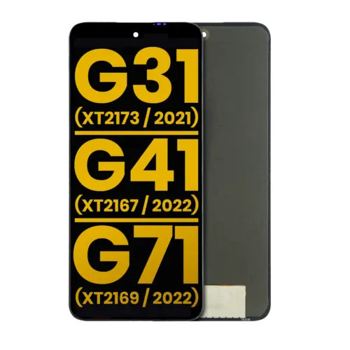 OLED Assembly Without Frame Compatible For Motorola Moto G31 (XT2173 / 2021) / G41 (XT2167 / 2022) / G71 5G (XT2169 / 2022) (Refurbished) (All Colors)