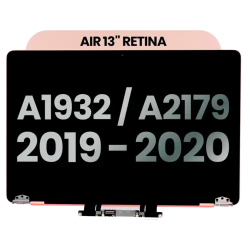 Complete LCD Display Assembly For MacBook Air 13" A1932 / A2179 (2019-2020) (Used OEM Pull: Grade B) (Rose Gold)