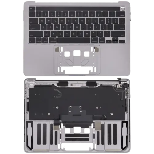 Top case avec clavier (ANSI US) pour MacBook Pro 13" A2251 (2020) (gris sidéral) – Image 2