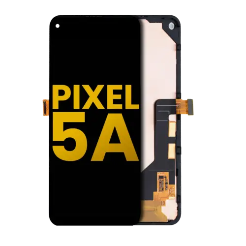 Bloc écran OLED avec cadre pour Google Pixel 5A 5G (reconditionné) (noir) – Image 3