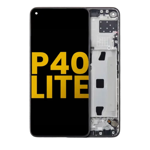 Écran LCD complet avec cadre pour Huawei P40 Lite 5G (reconditionné) (Midnight Black)