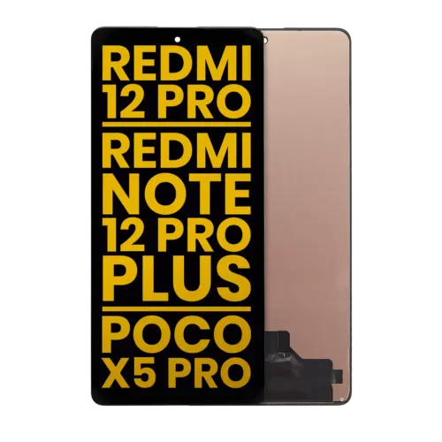 OLED Assembly Without Frame For Xiaomi Redmi Note 12 Pro 5G / Xiaomi Redmi Note 12 Pro+ / Redmi Note 12 Pro Speed / Poco X5 Pro (Refurbished) (All Colors)