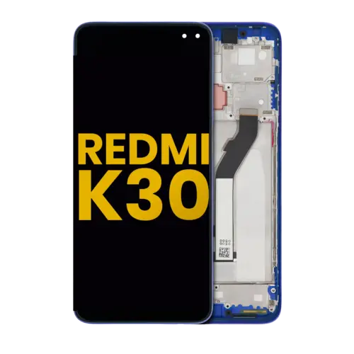 LCD Assembly With Frame For Xiaomi Redmi K30 5G (Refurbished) (Blue)