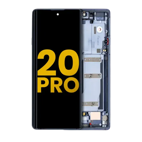 Bloc écran OLED avec cadre pour TCL 20 Pro 5G (reconditionné) (Moondust Gray) – Image 3