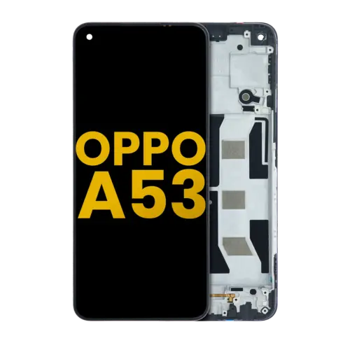 Écran LCD avec cadre pour OPPO A53 5G (reconditionné) (toutes couleurs)