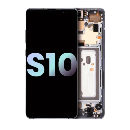OLED Assembly With Frame For Samsung Galaxy S10 5G (Service Pack) (Majestic Black)