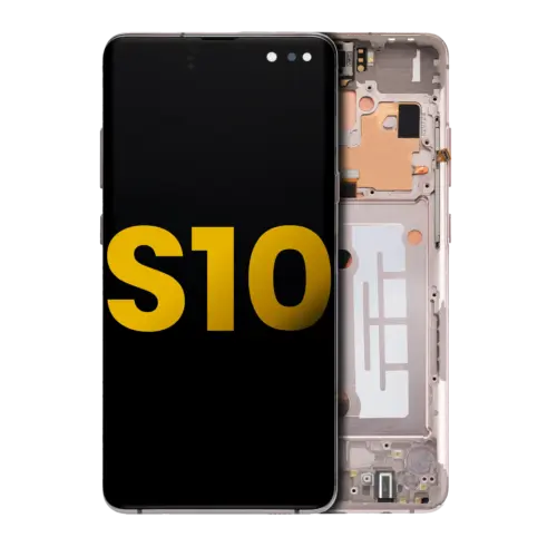 OLED Assembly With Frame For Samsung Galaxy S10 5G (Refurbished) (Royal Gold)