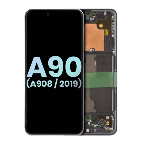 OLED Assembly With Frame For Samsung Galaxy A90 5G (A908 / 2019) (Service Pack) (Black) – Image 2
