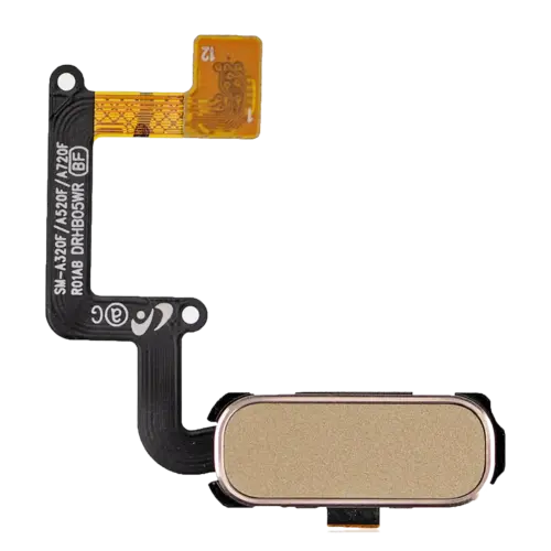 Empreinte digitale Reader avec nappe pour Samsung Galaxy A3 (A320 / 2017) / A5 (A520 / 2017) / A7 (A720 / 2017) (or) – Image 3
