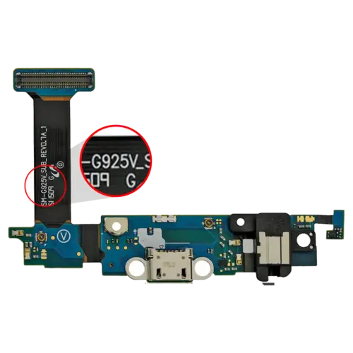 Charging Port Flex Cable For Samsung Galaxy S6 Edge (G925V) (Verizon)