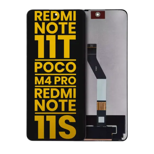 Écran LCD sans cadre pour Xiaomi Redmi Note 11T 5G / Xiaomi Poco M4 Pro 5G / Xiaomi Redmi Note 11S 5G (Reconditionné) (Toutes les couleurs)