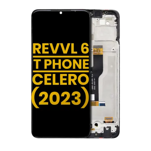 Écran LCD complet avec cadre pour T-Mobile Revvl 6 / T Phone 5G / Boost Mobile Celero 5G (2023) (reconditionné) (toutes couleurs) – Image 11