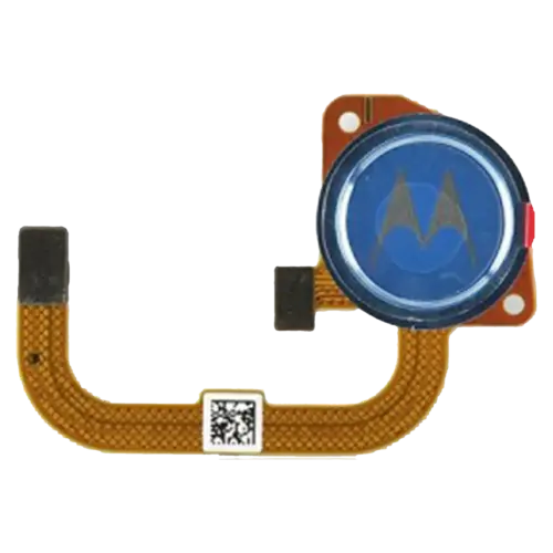 Lecteur d'empreintes digitales avec câble flexible pour Motorola Moto G Play (XT2093 / 2021) (Pièce d'origine constructeur) (Bleu brumeux)