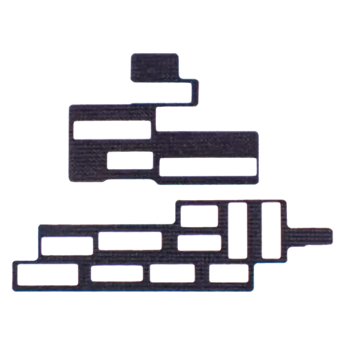 Mainboard Inline Insulator Sticker For iPhone 12 Mini (2 Piece Set) (10 Pack)