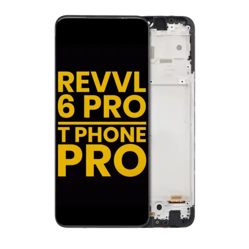Écran LCD avec cadre pour T-Mobile Revvl 6 Pro / T Phone Pro 5G (reconditionné) (toutes couleurs) – Image 3