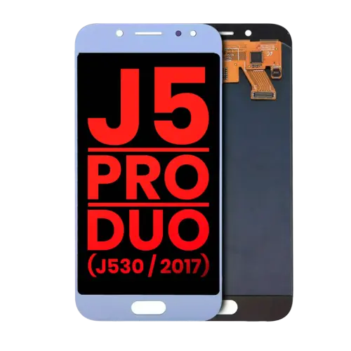 Écran OLED sans cadre pour Samsung Galaxy J5 / Pro / Duo (J530 / 2017) (Adaptateur Plus) (Bleu / Argent) – Image 2