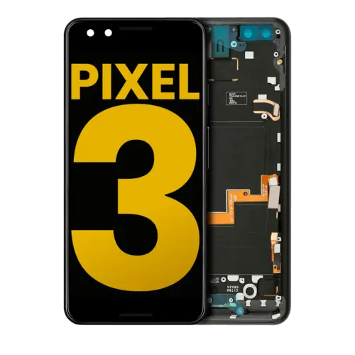 OLED Assembly With Frame For Google Pixel 3 (Refurbished) (Just Black) – Image 2