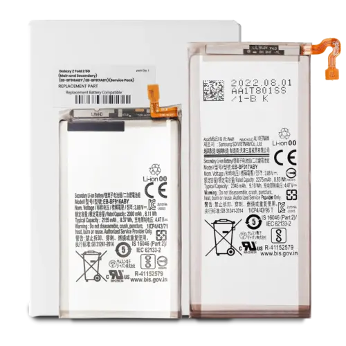 Batterie de remplacement principale et secondaire pour Samsung Galaxy Z Fold 2 5G (Pack de service) – Image 2
