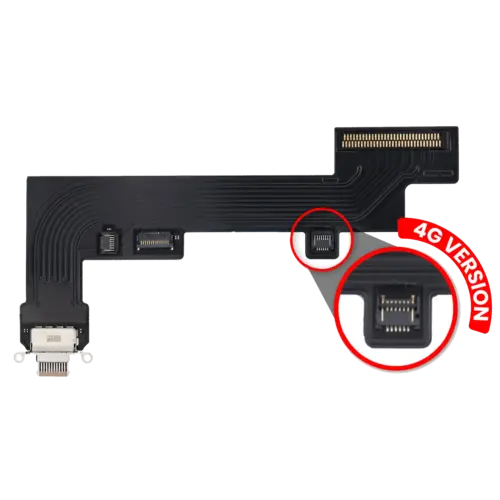 Nappe de connecteur de charge pour iPad Air 4 / iPad Air 5 (Cellular) (premium) (or rose) – Image 2