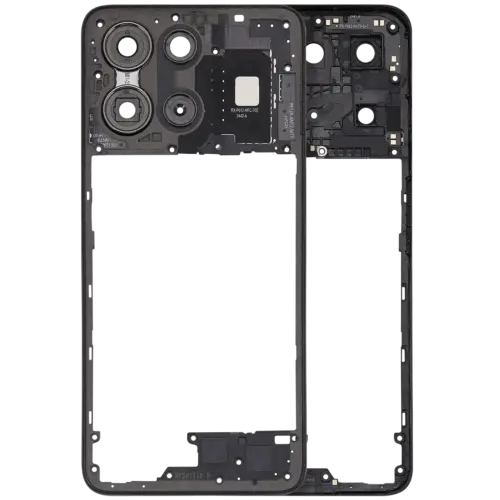 Mid-Frame Housing For Motorola Moto G 5G (XT2513 / 2025) (Genuine OEM) (Forest Gray)