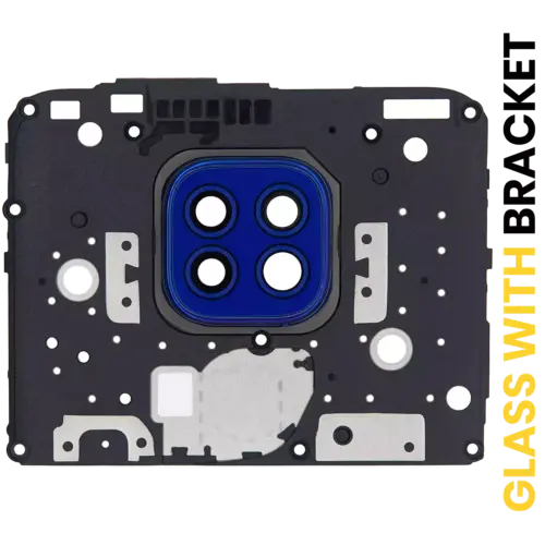 Back Camera Lens With Bracket For Motorola Moto G9 Play (XT2083 / 2020) (Blue)