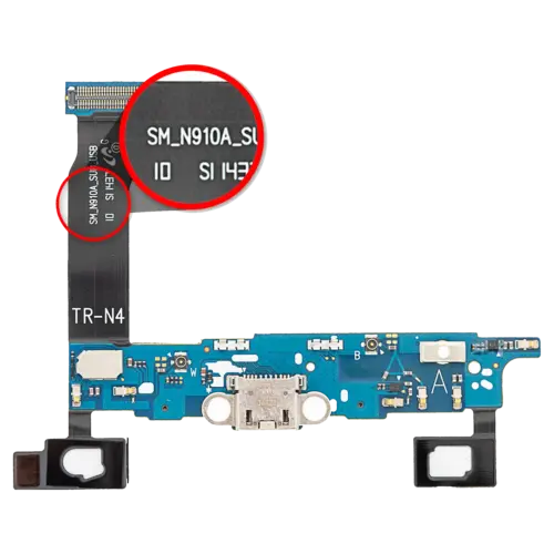 Charging Port Flex Cable For Samsung Galaxy Note 4 (N910A) (AT&T)