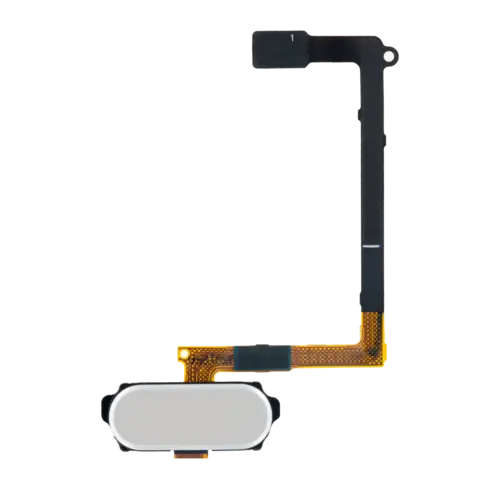 Home Button With Flex For Samsung Galaxy S6 (White)