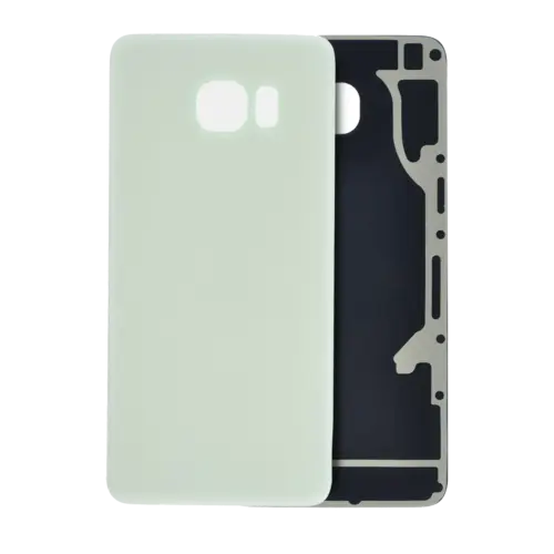 Back Cover Glass For Samsung Galaxy S6 Edge Plus (No Logo) (Aftermarket Plus) (White Pearl)