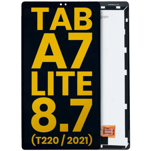 LCD Assembly Without Frame For Samsung Galaxy Tab A7 Lite 8.7" (T220) (2021) (WiFi Version) (Refurbished) (Black) – Image 2