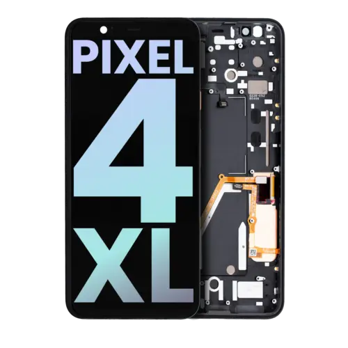 OLED Assembly With Frame For Google Pixel 4 XL (Genuine OEM) (Oh So Orange Power Button)