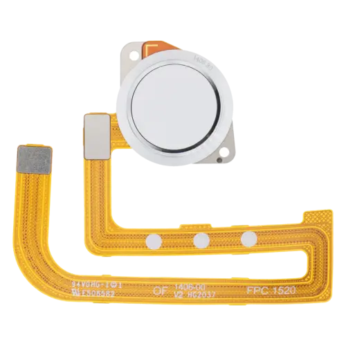Fingerprint Reader With Flex Cable For Motorola Moto G Fast (XT2045-3 / 2020) (Pearl White)