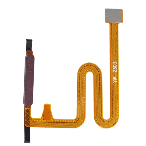 Lecteur d'empreintes digitales avec câble flexible pour Samsung Galaxy A14 (A145P / 2023) (Rouge foncé) – Image 2