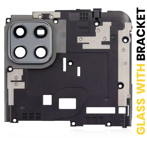 Back Camera Lens With Bracket For Motorola Moto G 5G (XT2113-3 / 2020) / One 5G Ace (XT2113-1/2 / 2021) (Frosted Silver)