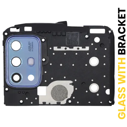 Back Camera Lens With Bracket For Motorola Moto G20 (XT2128 / 2021) (Breeze Blue)