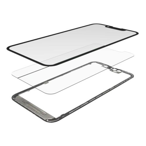3 en 1 (verre avec OCA pré-installé + cadre) pour iPhone 13 Mini (OCA Master) – Image 11