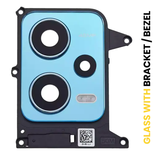 Back Camera Lens With Bracket / Bezel For Xiaomi Redmi Note 12 5G (Mystique Blue)